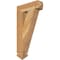 Ekena Millwork Traditional Arts & Crafts Rough Sawn Bracket, Western Red Cedar, 4"W x 16"D x 28"H BKT04X16X28TRA03RWR - alternate 1